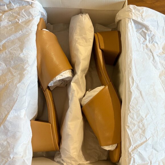 L'Intervalle Fortunata mule sandal heel camel NWT ✨HP - Picture 10 of 11